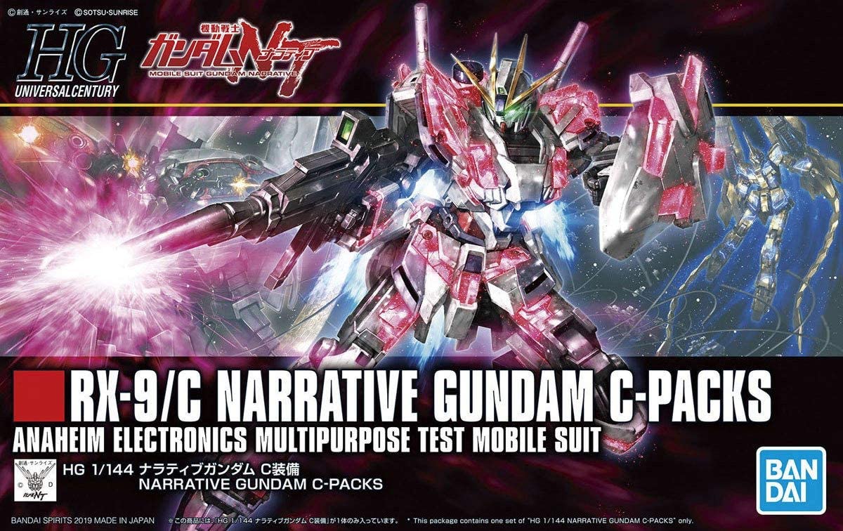 HGUC #222 Narrative Gundam (C Packs)