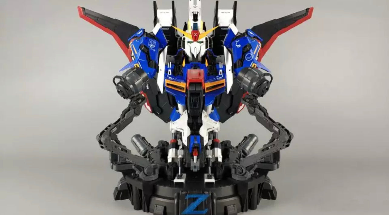 1/35 ZETA Z Head Bust + basic hangar + LED unit Mobile Suit