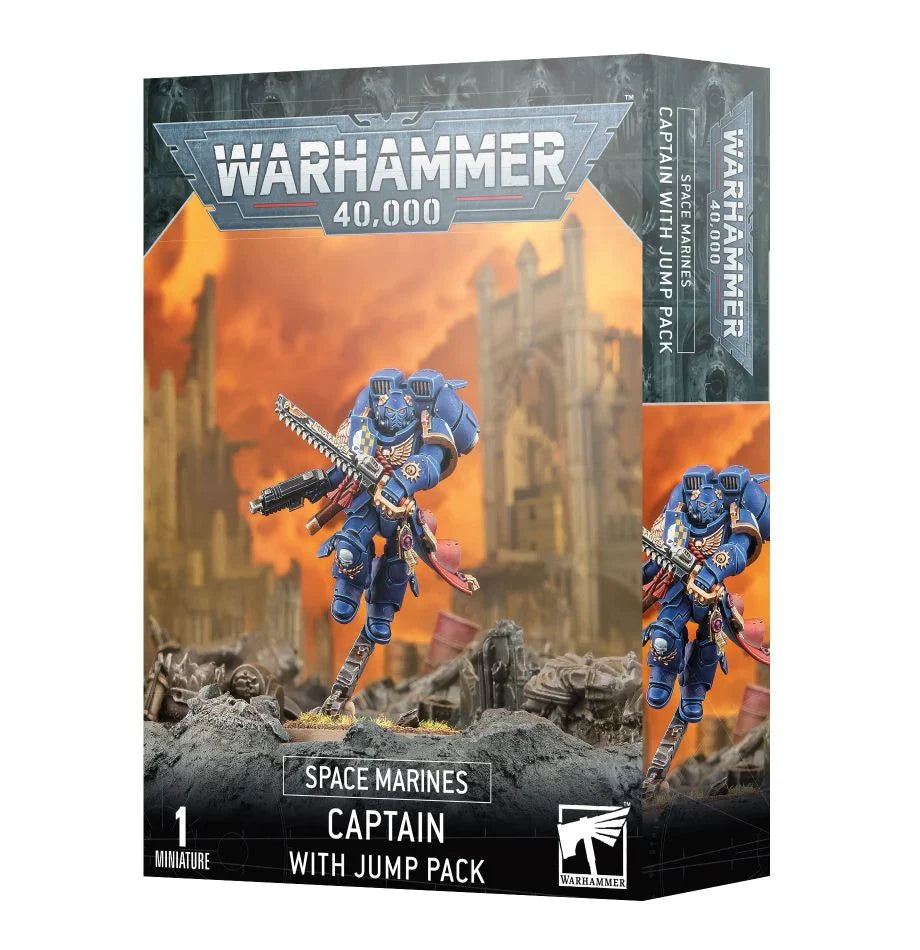 Warhammer 40,000 Space Marines: Captain with Jump Pack