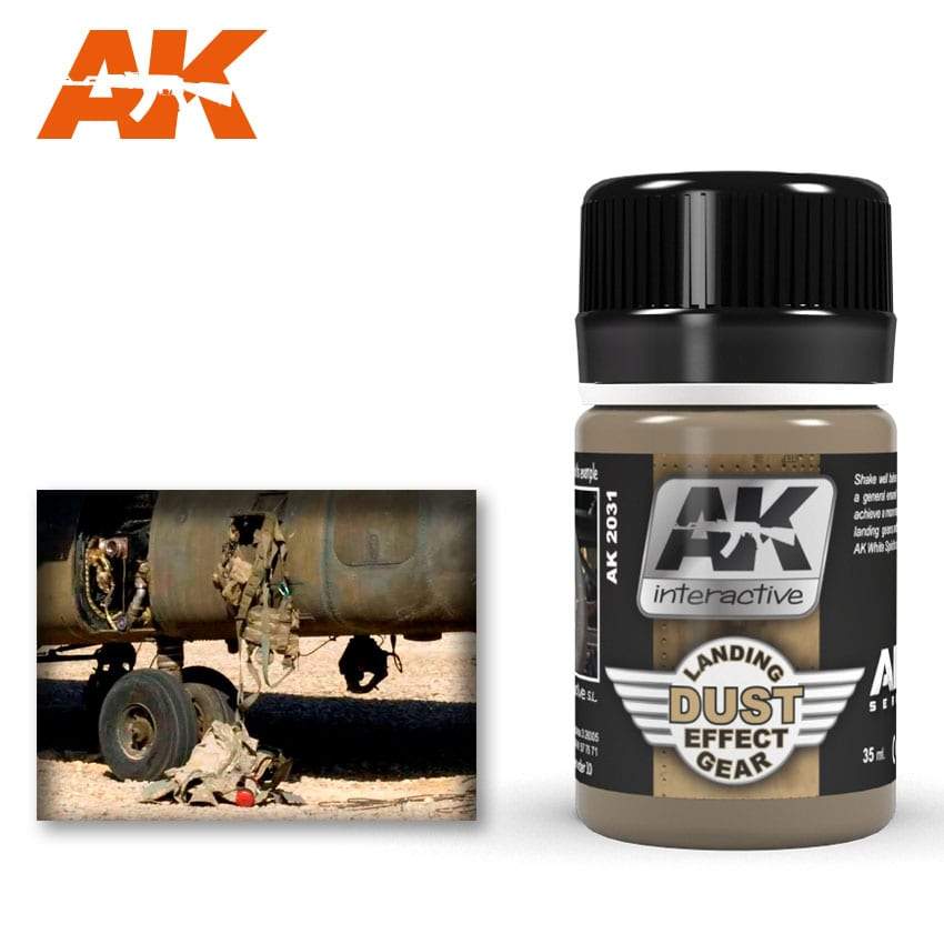 AK Interactive Landing Gear Dust 35ml Bottle