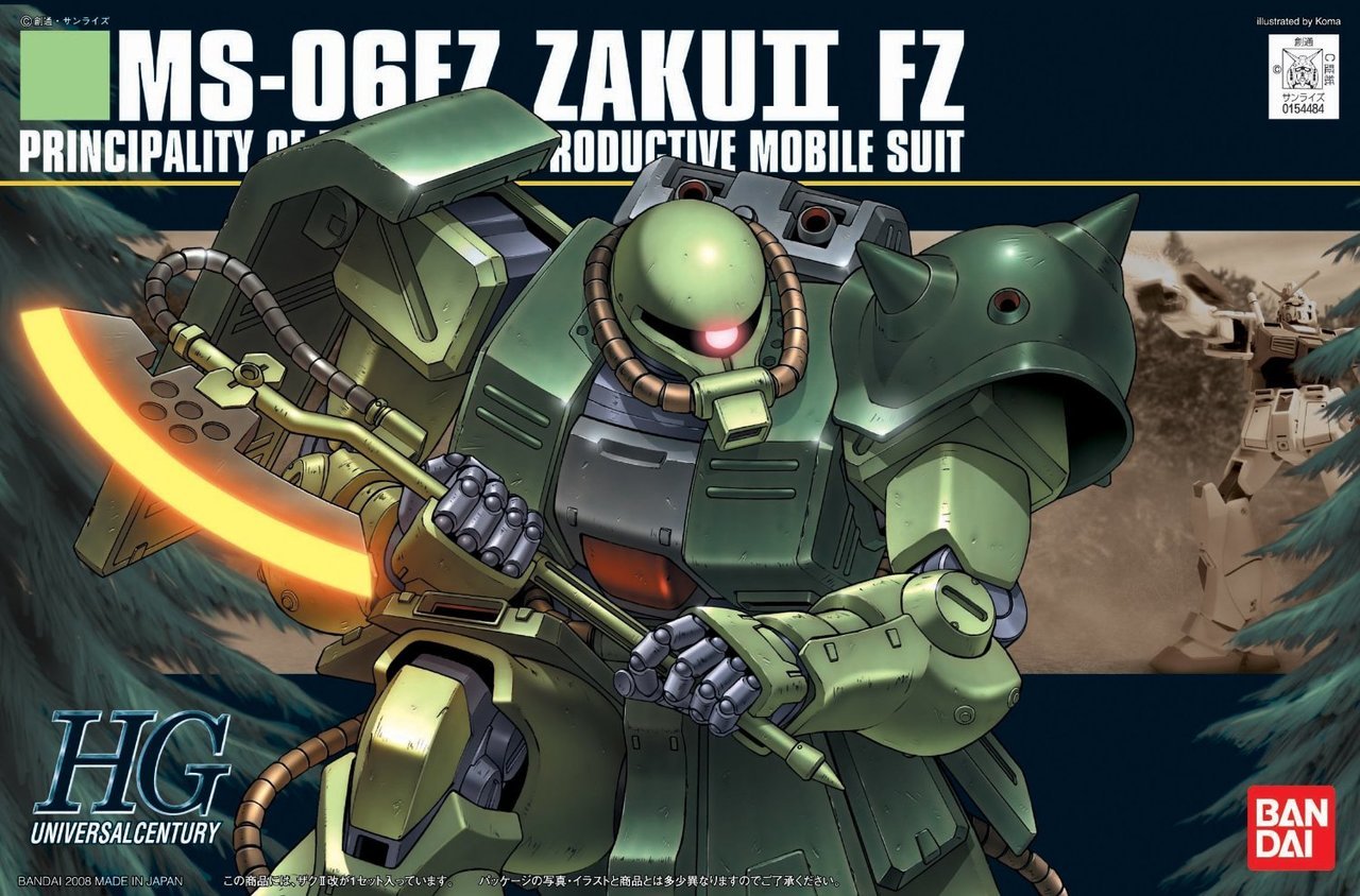 HGUC #87 MS-06FZ Zaku II FZ
