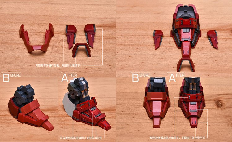 YJL x AnchoreT 1/100 MSN-04 Sazabi ver.Ka 1.0 Conversion Kit