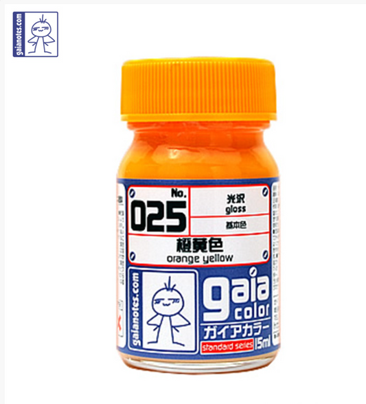 Gaia Base Color 025 Gloss Orange Yellow