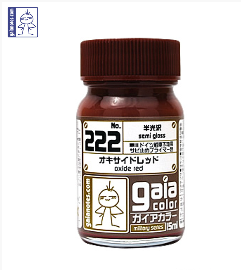 Gaia Military Color 222 Oxide Red (Primer Color for Rust Prevention)
