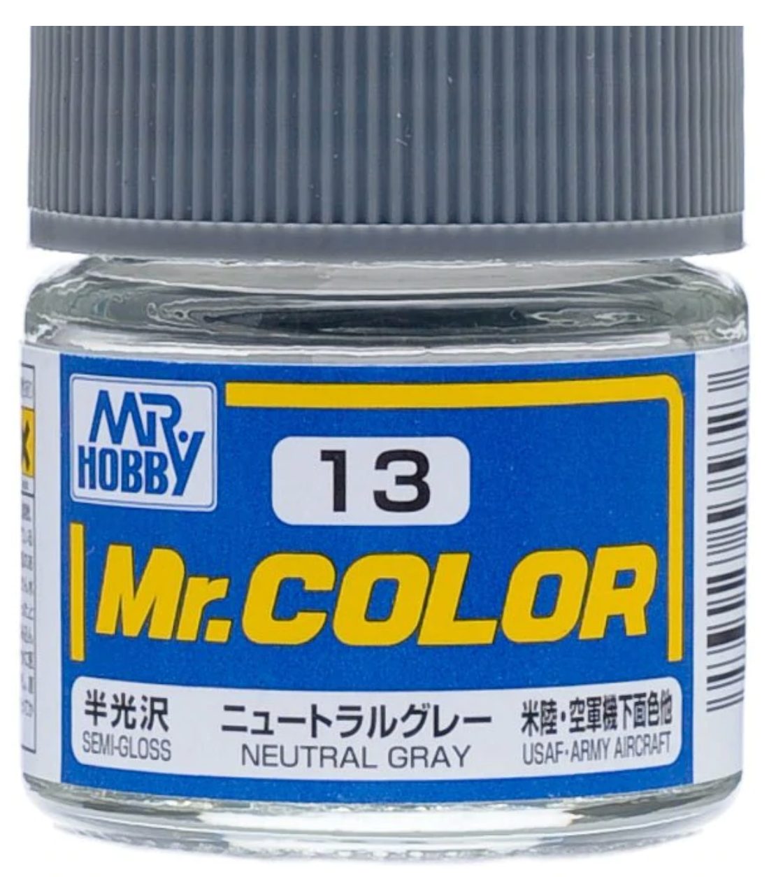 Mr. Color Semi-Gloss Neutral Gray - C13