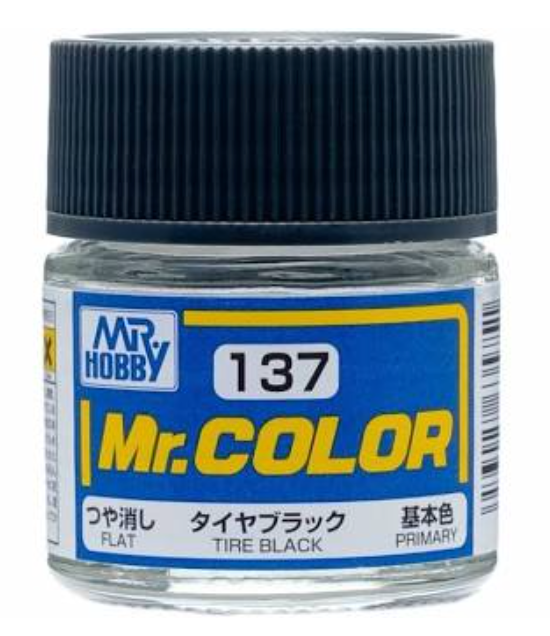 Mr. Color Flat Tire Black - C137