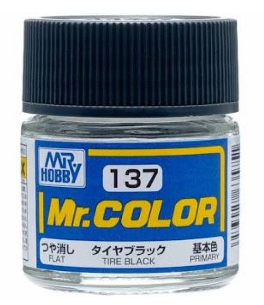 Mr. Color Flat Tire Black - C137