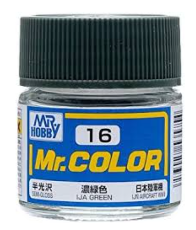 Mr. Color Semi-Gloss IJA Green - C16