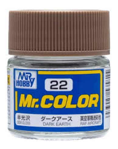 Mr. Color Semi-Gloss Dark Earth C22