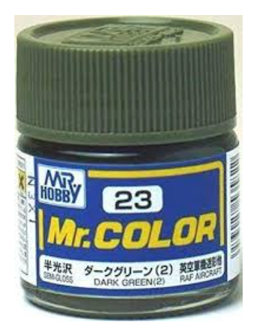 Mr. Color Semi-Gloss Dark Green- C23