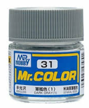 Mr. Color Semi-Gloss Dark Gray - C31
