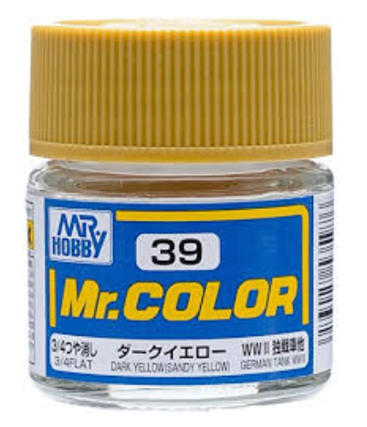 Mr. Color Flat Dark Yellow - Sandy Yellow C39