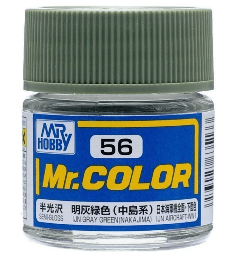 Mr. Color Semi Gloss IJN Gray Green - Nakajima 10ml  - C56