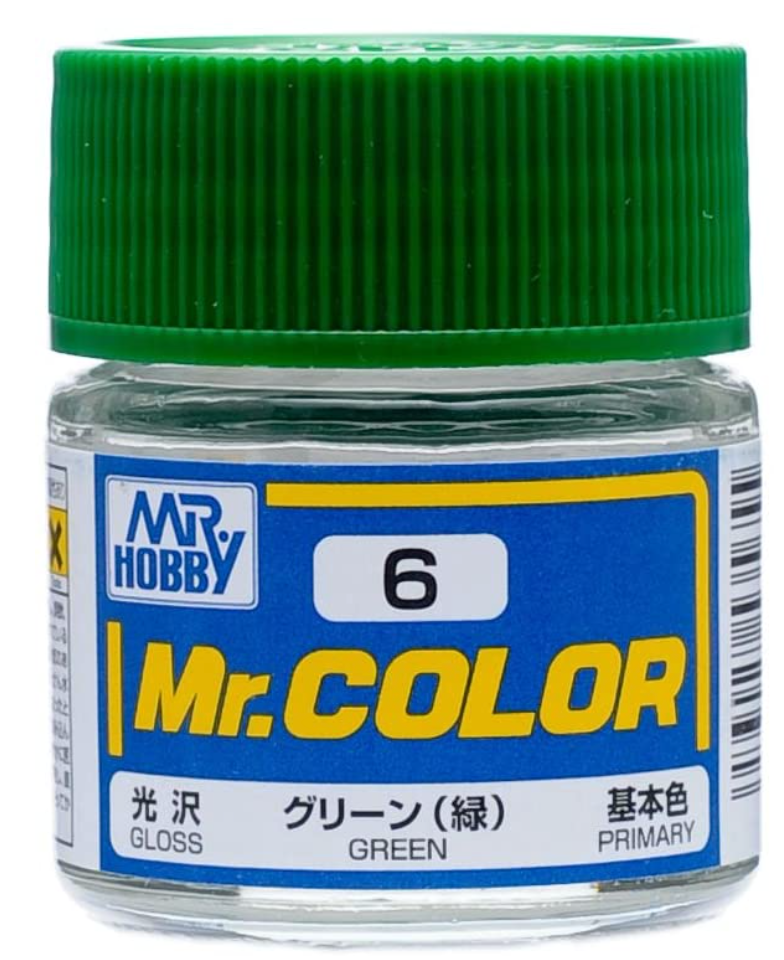Mr. Color Gloss Green 10ml Bottle - C6