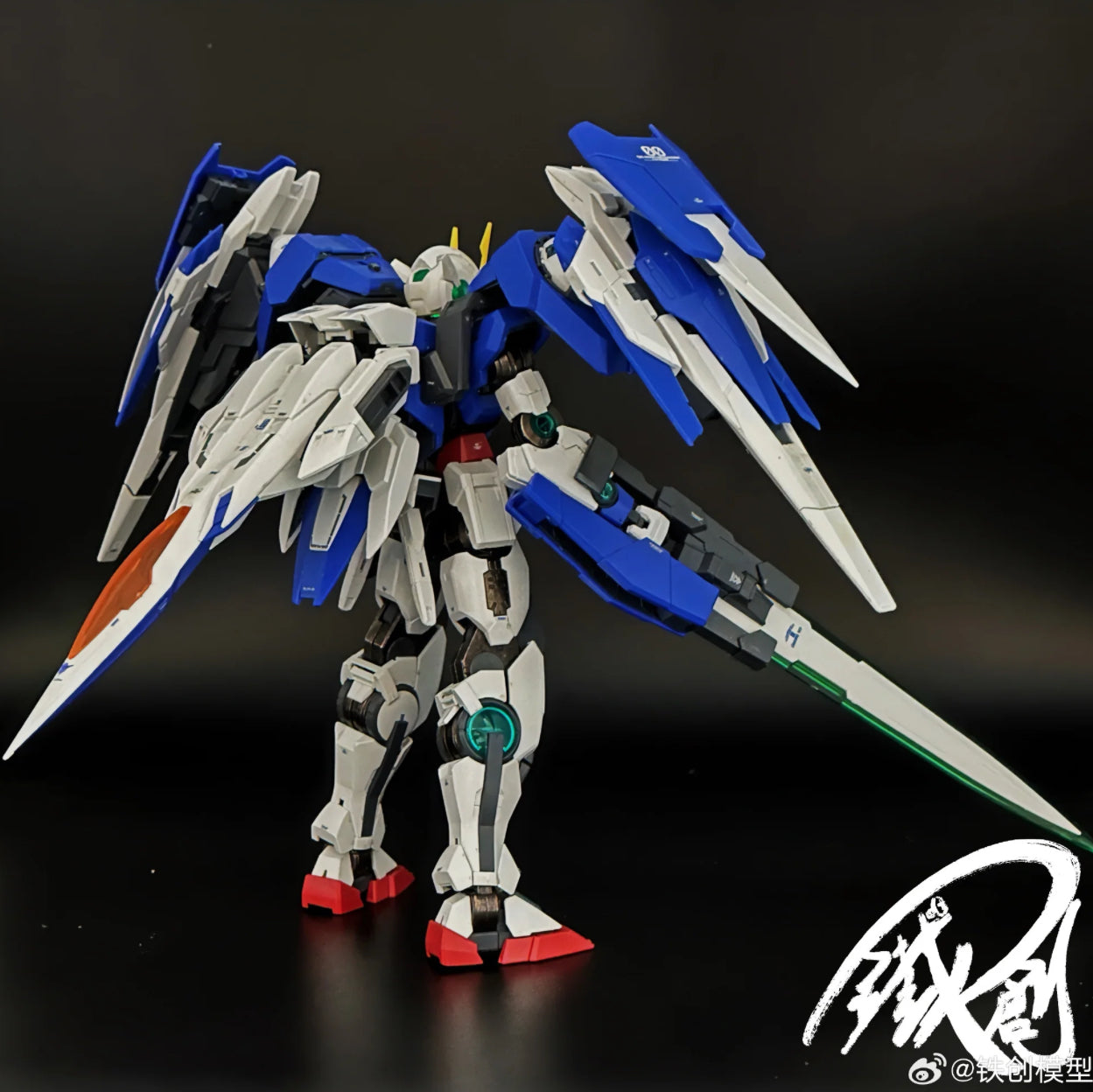 Tiechuang Model MG 1/100 GN-0000+GNR-010 00 Raiser Frame Replacement Metal Part