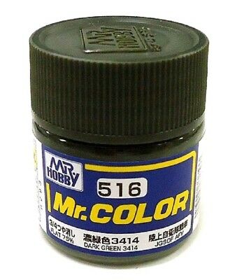 C516 Dark Green 3414 10ml Bottle, GSI Mr.Color