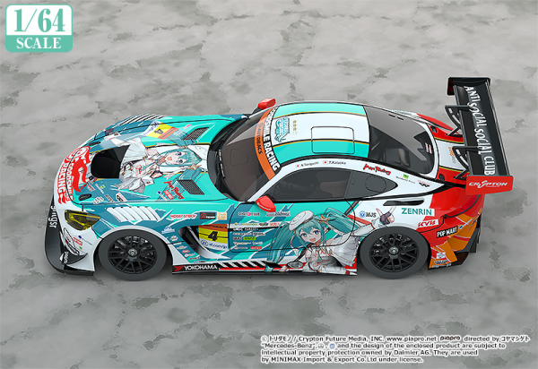 Good Smile Racing Hatsune Miku 1/64 Scale AMG (2022 Season Opening Ver.)