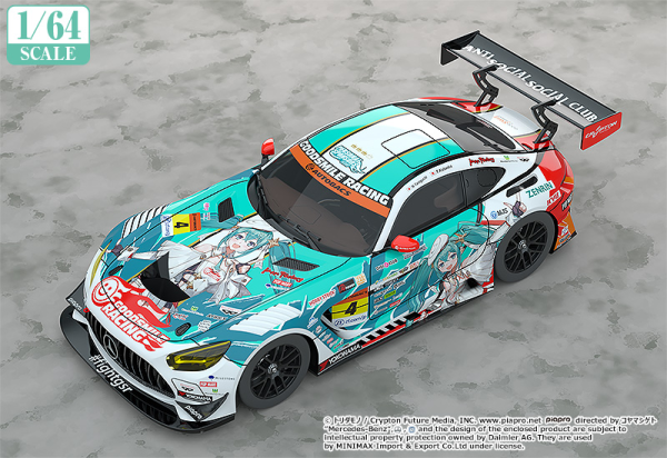 Good Smile Racing Hatsune Miku 1/64 Scale AMG (2022 Season Opening Ver.)