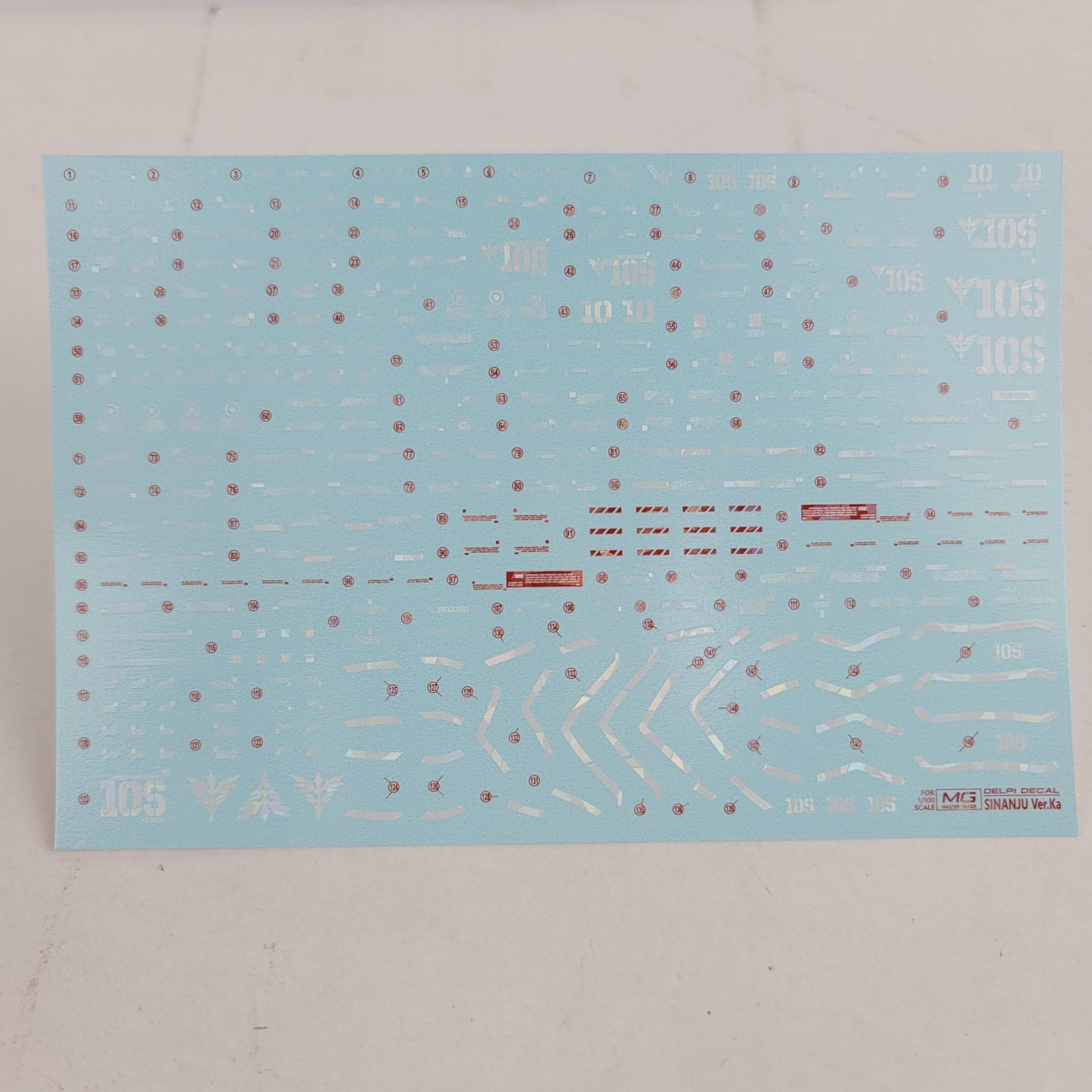 MG Sinanju ver.Ka (HOLO) Water Decal