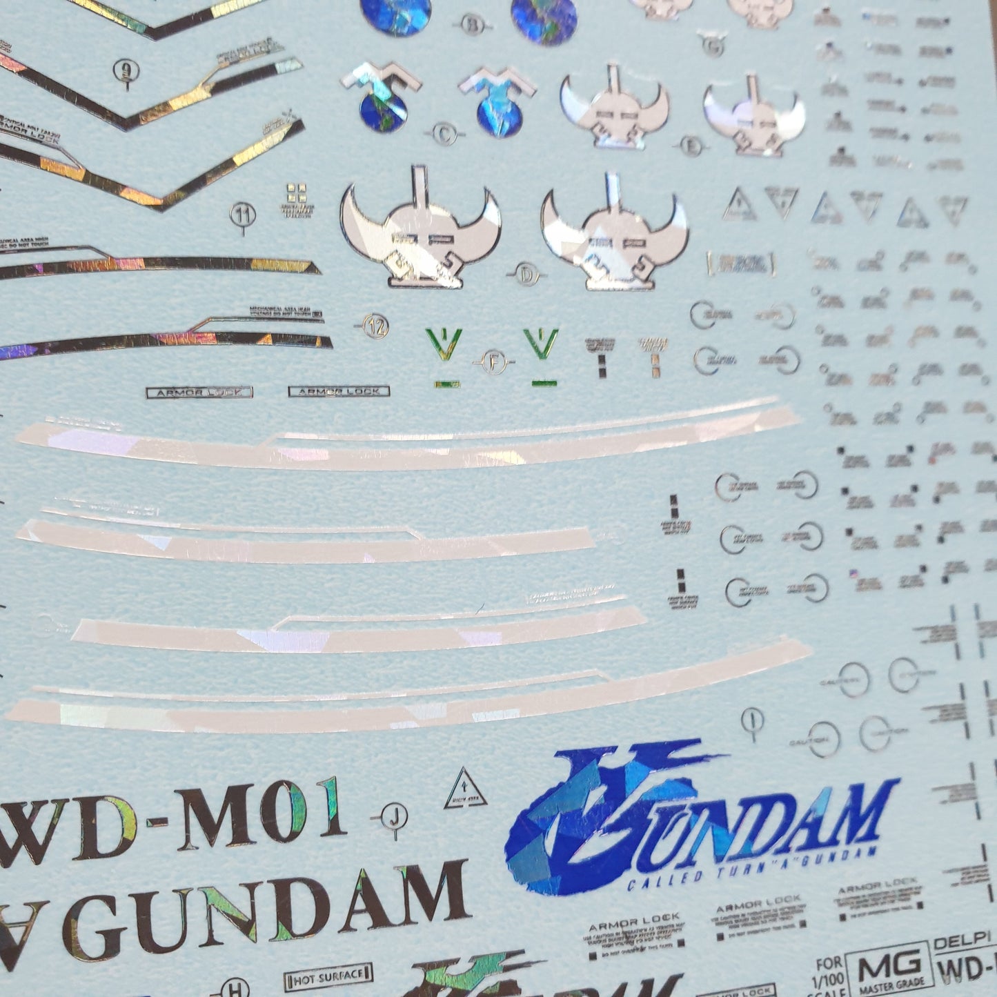 MG Turn A (Normal/HOLO) WATER DECALS