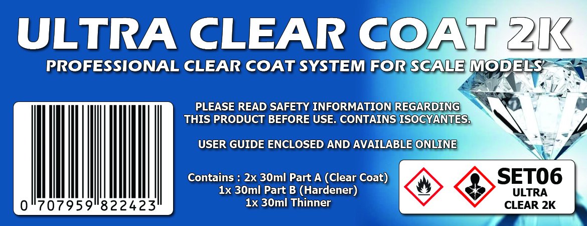 ULTRA CLEAR COAT 2K Colour Set