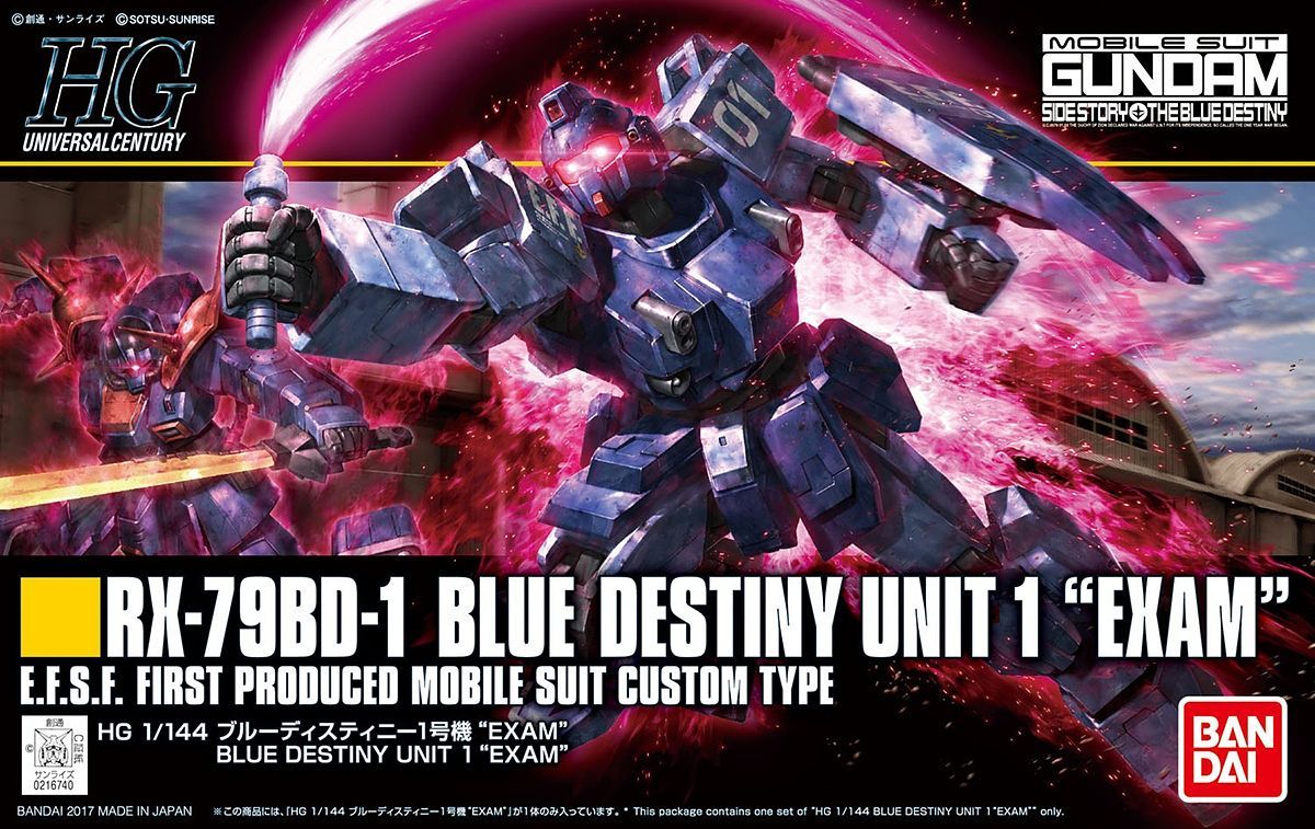 HGUC #207 RX-79BD-1 Blue Destiny Unit 1 - EXAM