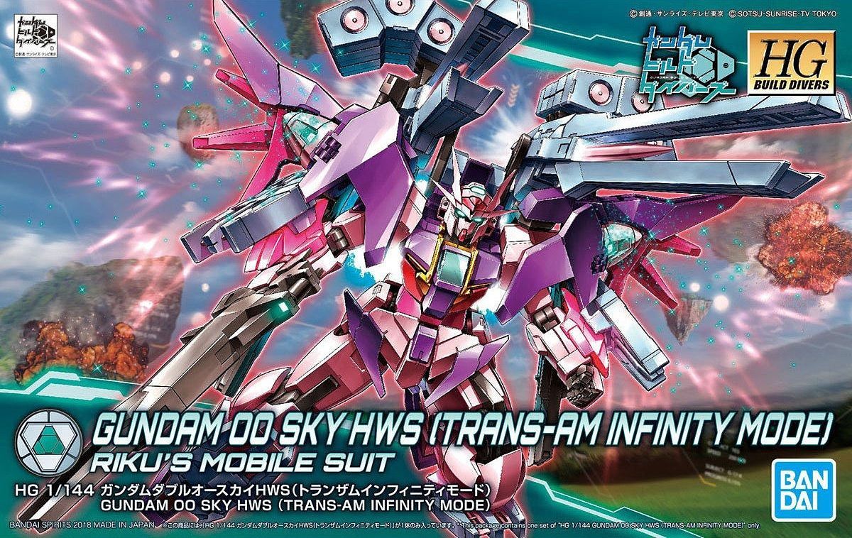 HGBD #21 Gundam 00 Sky HWS (Trans-Am Infinity Mode)
