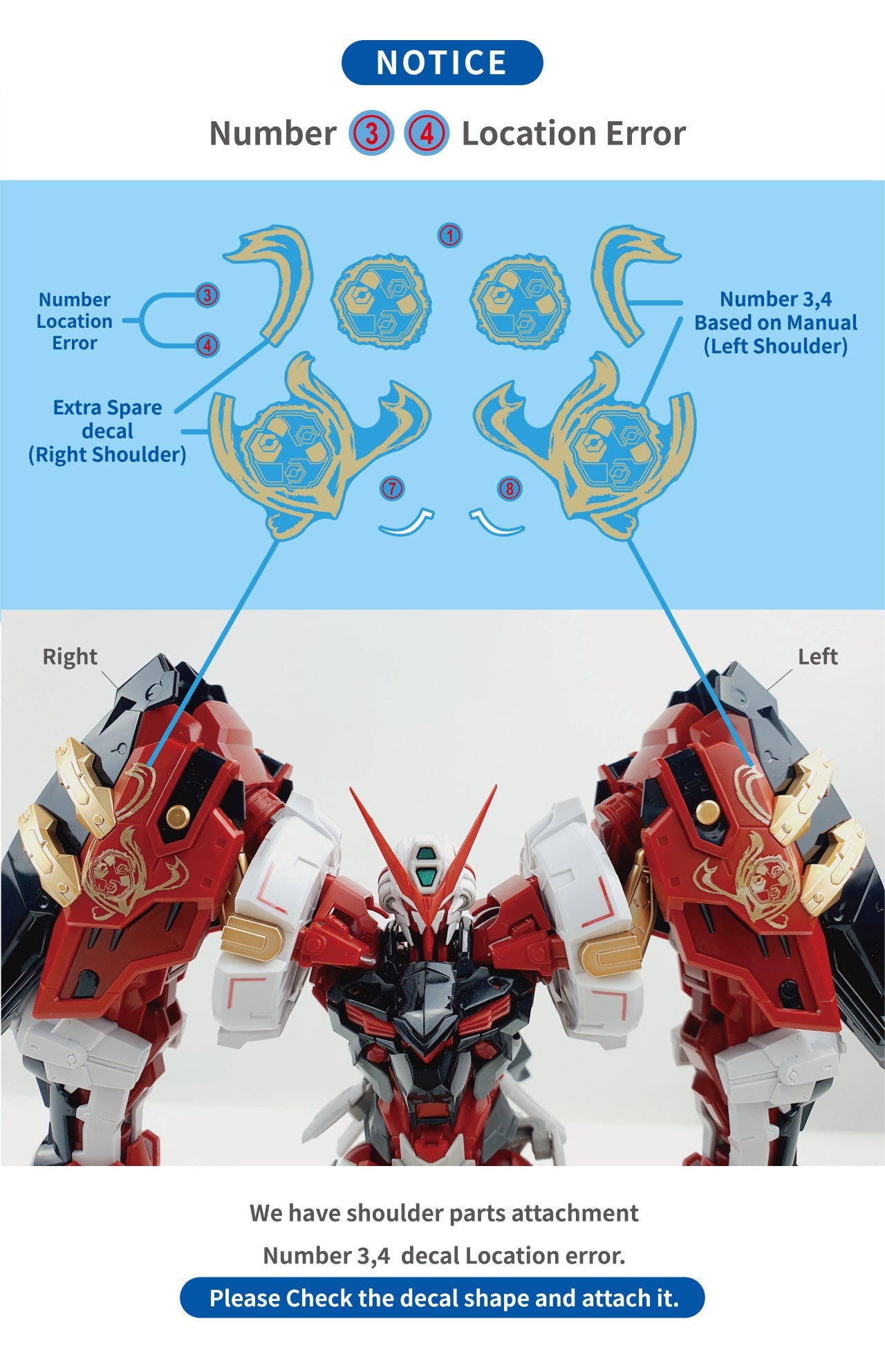 HiRM POWERED RED for ASTRAY RED FRAME WATER DECAL