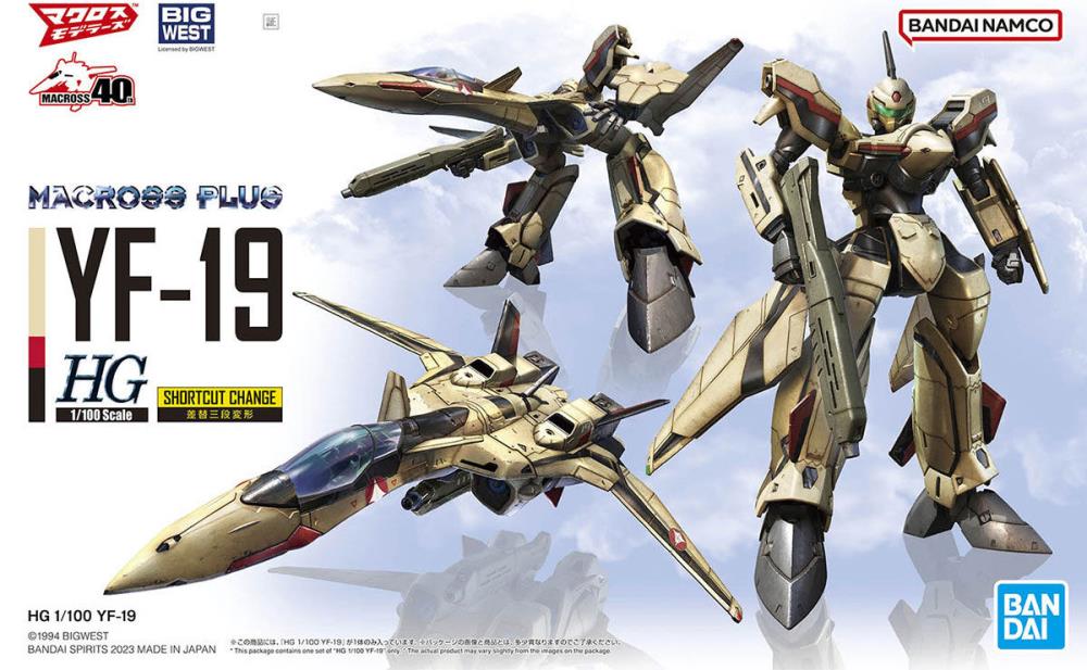 HG Macross Plus YF-19 Isamu Daison Machine