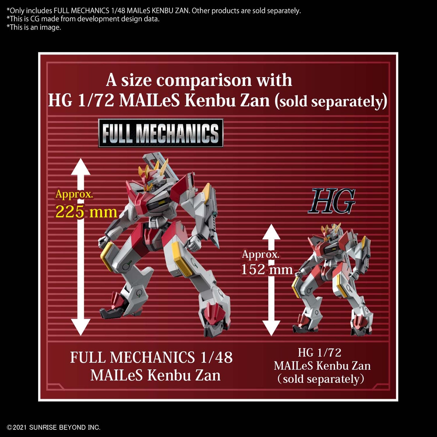 1/48 Full Mechanics MAILeS Kenbu Zan