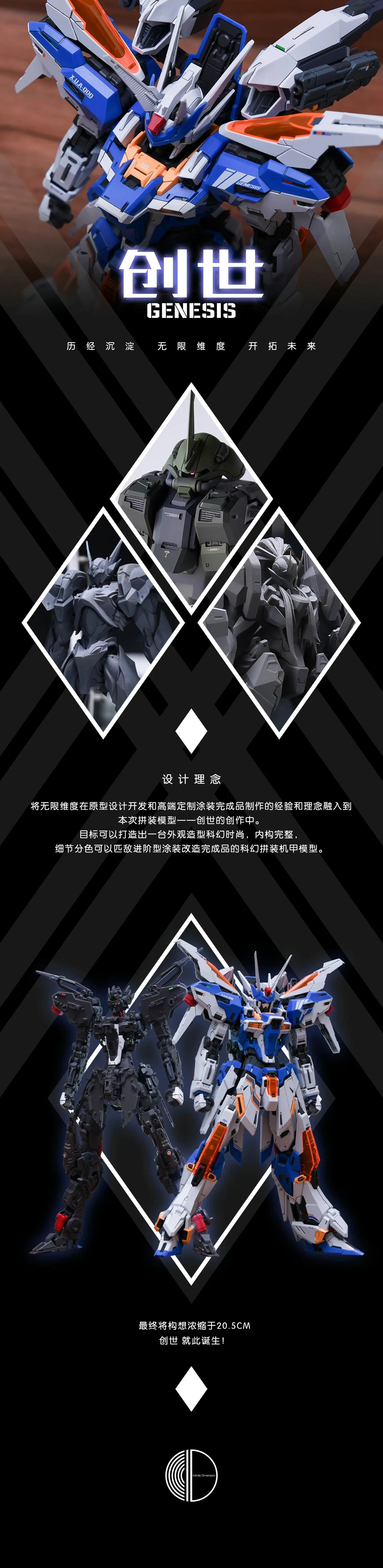 Infinite Dimension 1/100 Genesis Model Kit Regular Edition