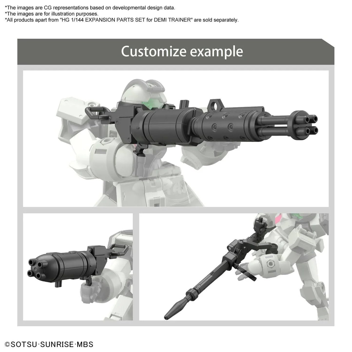HGTWFM 1/144 #10 Expansion Parts Set for Demi Trainer