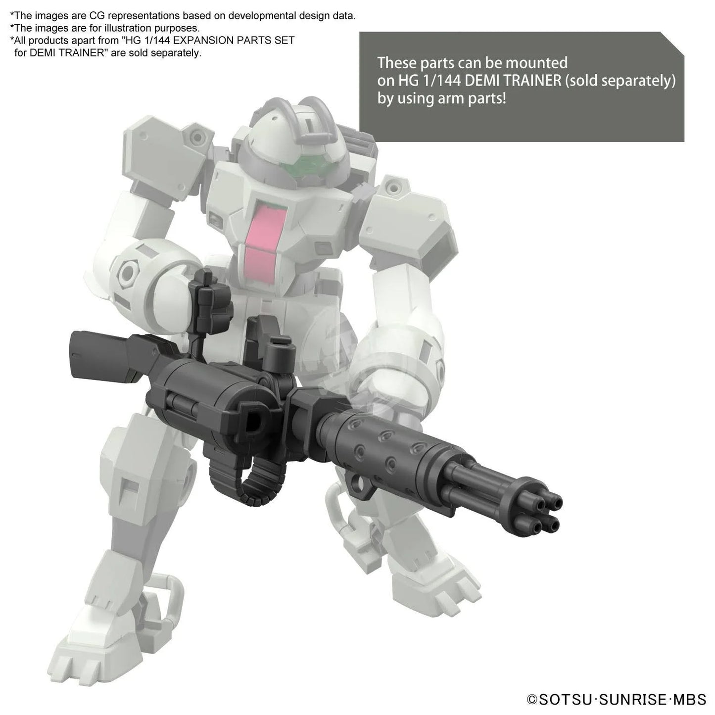 HGTWFM 1/144 #10 Expansion Parts Set for Demi Trainer