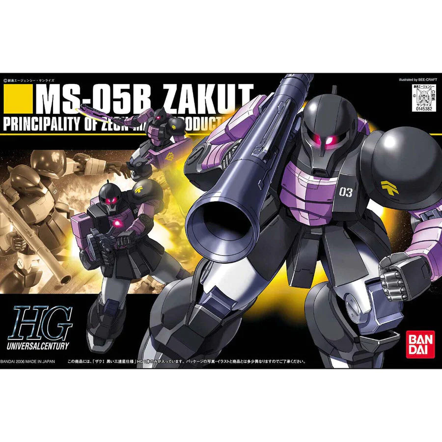 HGUC #68 Zaku I (Black Tri-Stars)
