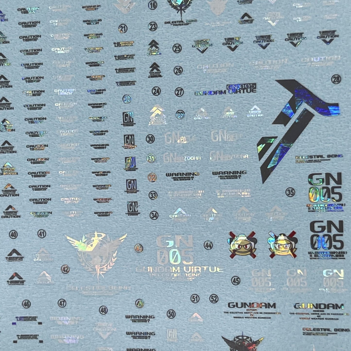 MG VIRTUE WATER DECAL