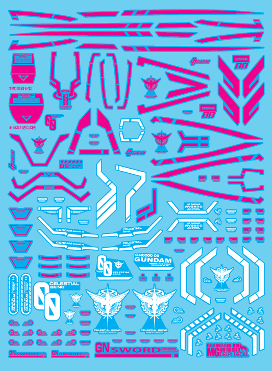 MG OO RAISER Trans-Am mode WATER DECAL