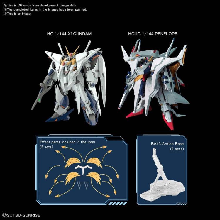 HGUC XI Gundam VS Penelope Funnel Missile Effect Set "Hathaway's Flash"