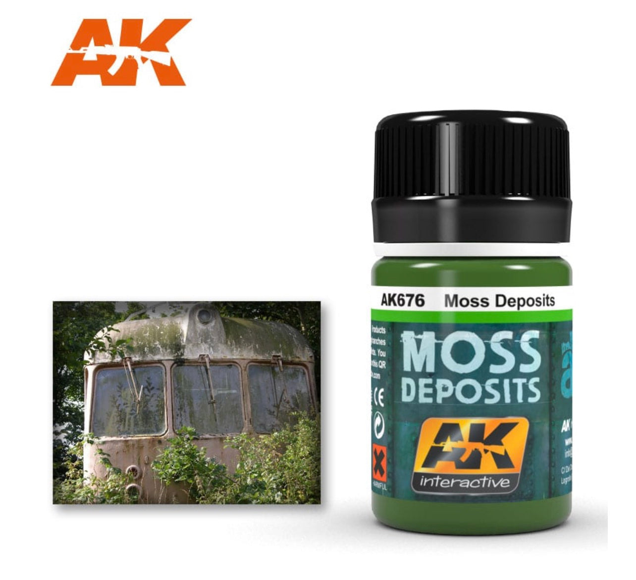 Moss Deposit Enamel Paint 35ml Bottle
