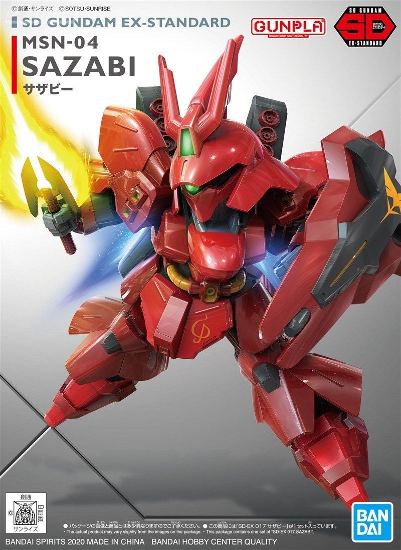 SD #17 GUNDAM EX-STANDARD SAZABI