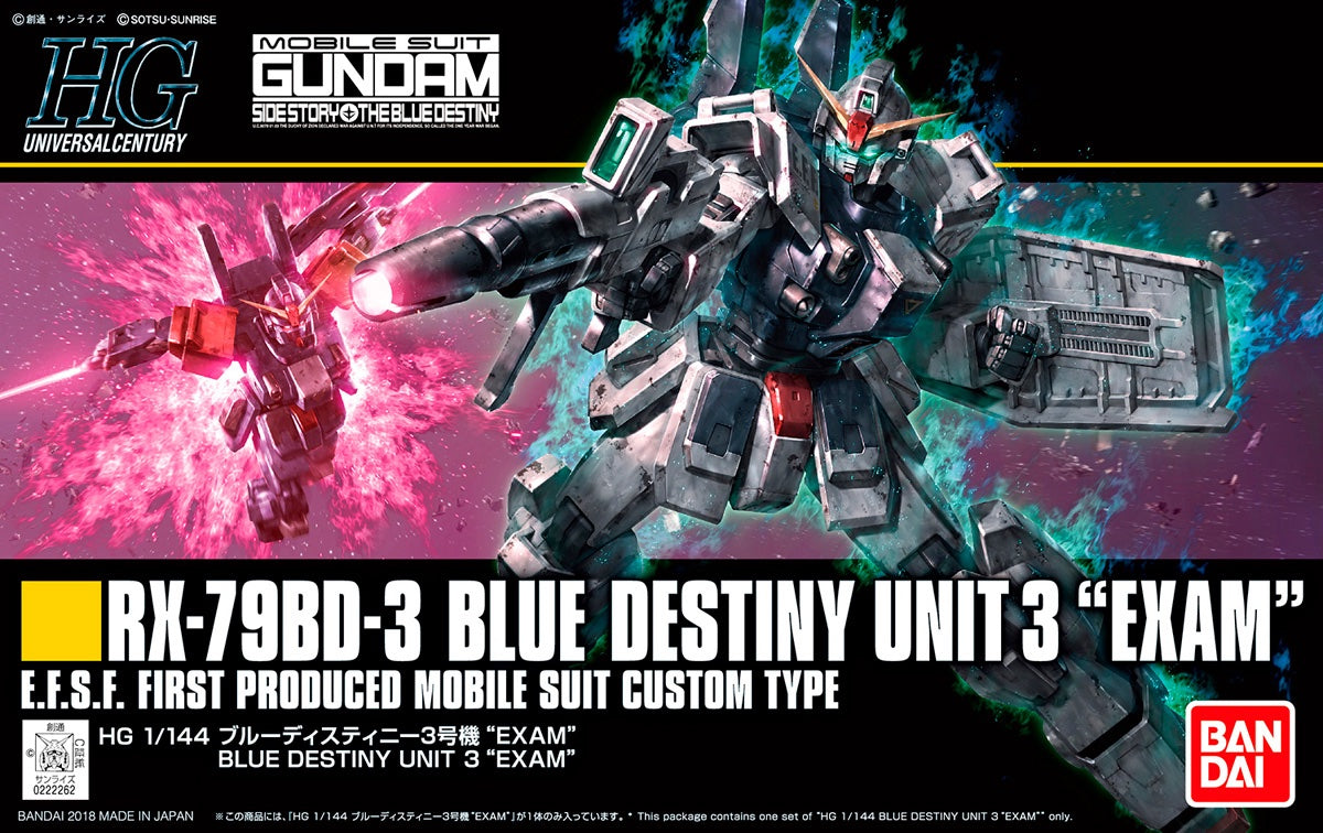 HGUC #209 RX-79BD-3 Blue Destiny Unit 3