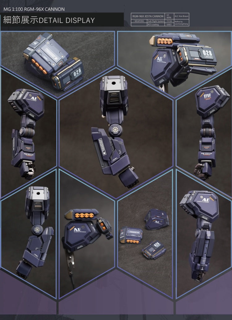 AEther 1/100 RGM-96X Jesta Cannon Conversion Kit