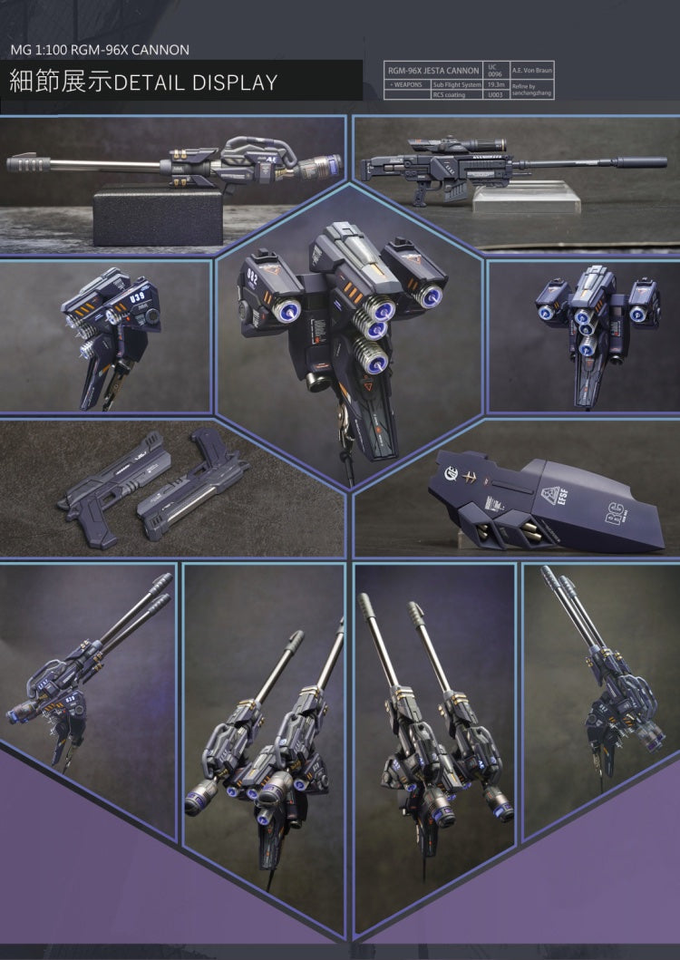 AEther 1/100 RGM-96X Jesta Cannon Conversion Kit