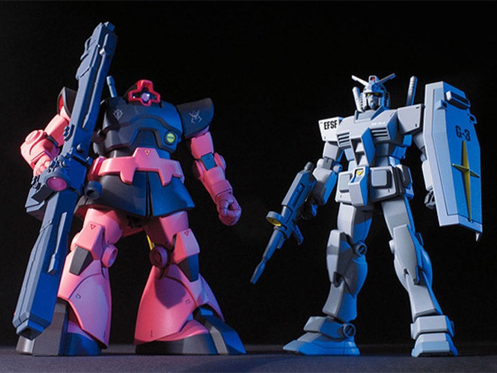 HGUC G-3 GUNDAM VS CHAR'S RICK DOM SET