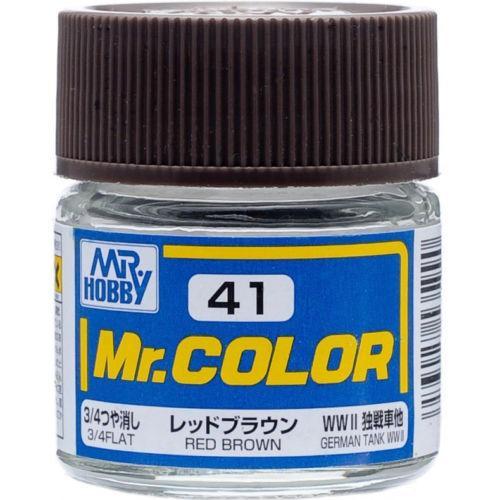 C41 Flat Red Brown 10ml, GSI Mr. Color