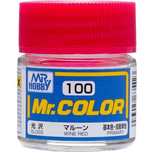 C100 Gloss Wine Red 10ml, GSI Mr. Color