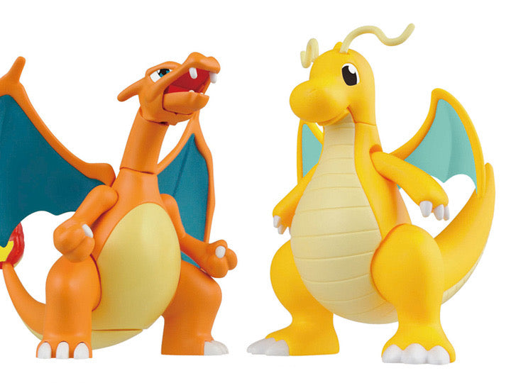 Pokemon Charizard & Dragonite Model Kit Set