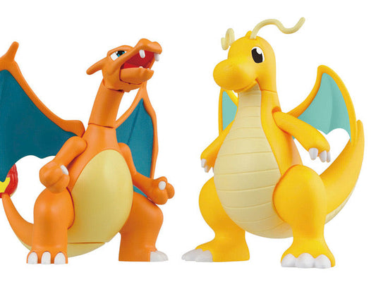 Pokemon Charizard & Dragonite Model Kit Set