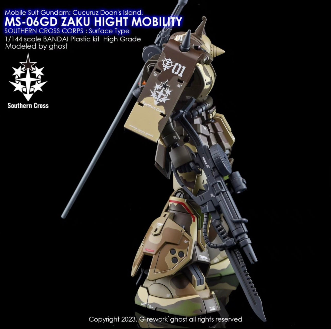 G-Rework [HG] MS-06GD ZAKU HIGHT MOBILITY GROUNT TYPE Water Decal