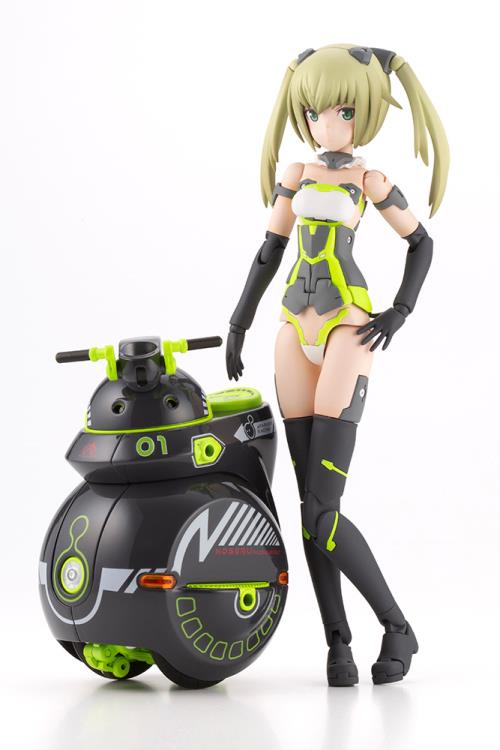 Frame Arms Girl x Maruttoys Innocentia (Racer Ver.) and Noseru (Racing Specs Ver.)