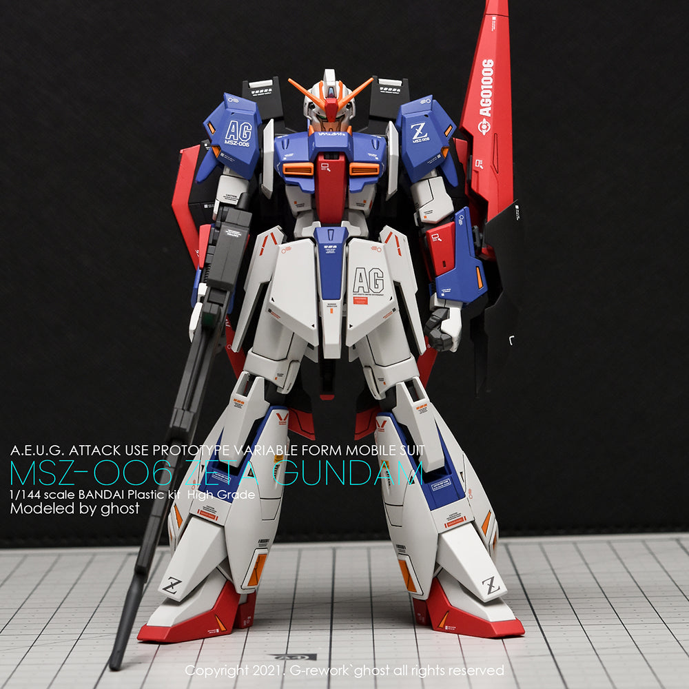 G-REWORK - [HG] ZETA GUNDAM Water Decal